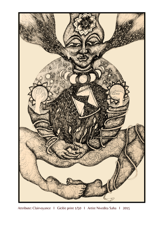 Clairvoyance | Giclée print 1/50 | Artist Nivedita Saha | 2015